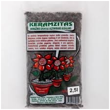 Drenažas augalams – keramzitas 2.5 L. Drenažas augalams – keramzitas 2.5 L.