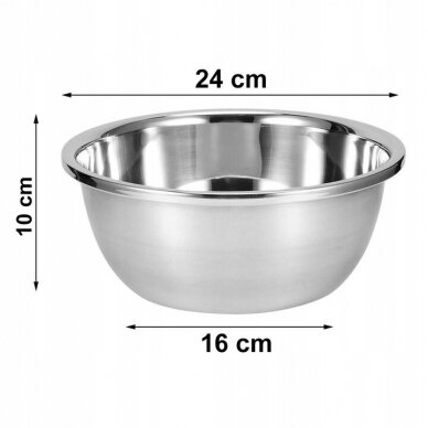 Dubuo 24cm nerūdijančio plieno 1 Dubuo 24cm nerūdijančio plieno 1