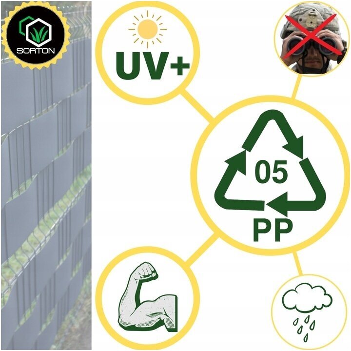 Juosta segmentinei tvorai 26m/19cm PP (1) dėžutėje 5 Juosta segmentinei tvorai 26m/19cm PP (1) dėžutėje 5