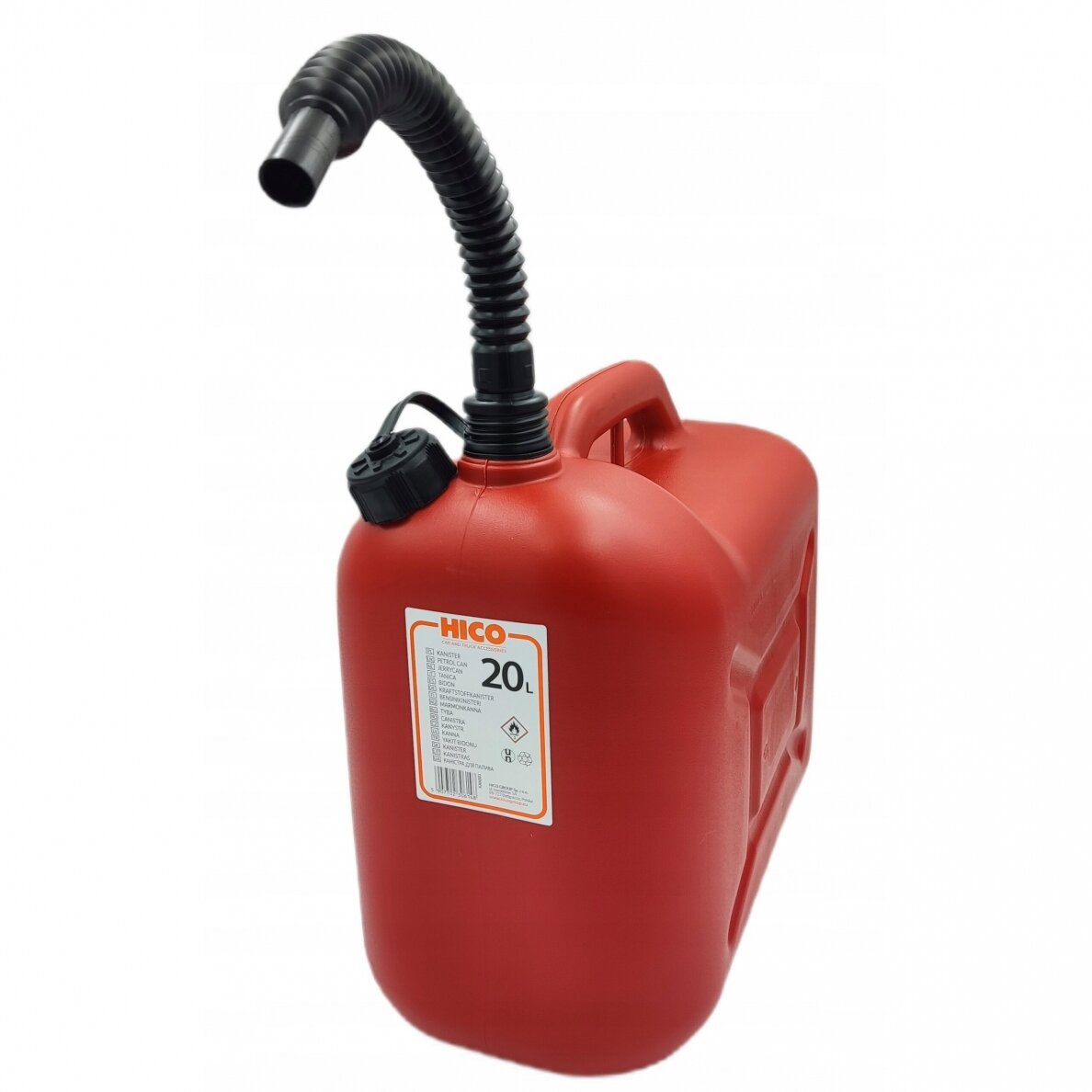 Kanistras 20 l. juodas, raudonas, su piltuvu (4) 1 Kanistras 20 l. juodas, raudonas, su piltuvu (4) 1