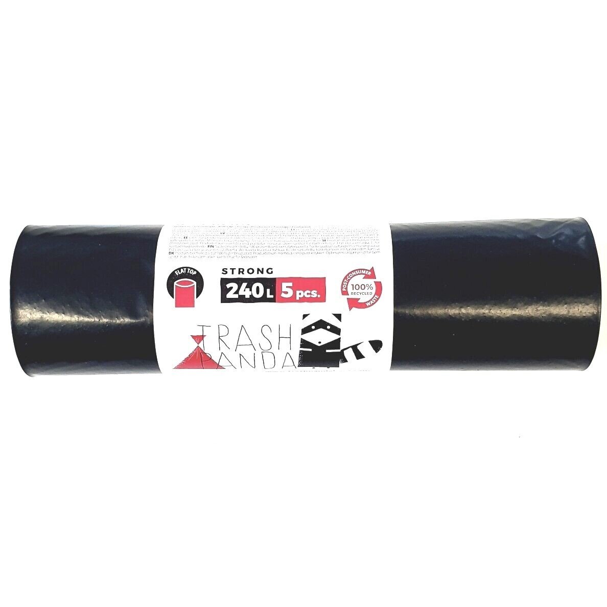 Maišai šiukšlėms 240L(5)(20) juodi Maišai šiukšlėms 240L(5)(20) juodi
