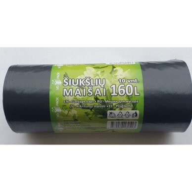 Maišai šiukšlėms 160l (10)(12)