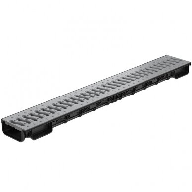 Latakas 100mm h99 pl.lauko s/g rot.pl.2x50mm A15 Standart100