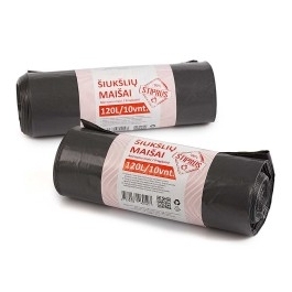 Maišai šiukšlėms 120L (10)(20) Maišai šiukšlėms 120L (10)(20)