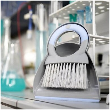 Šluotelė su semtuvėliu s/g stalui Bacteria Stop (24) 1