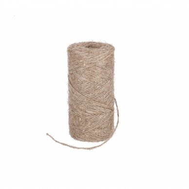 Špagatas 220m-virvė lininė 300g Špagatas 220m-virvė lininė 300g