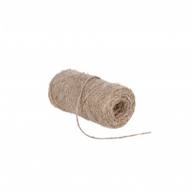 Špagatas 220m-virvė lininė 300g 1 Špagatas 220m-virvė lininė 300g 1