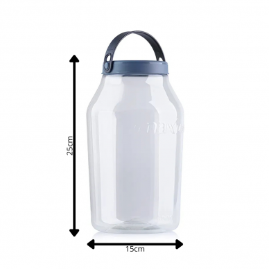 Bidonėlis 3l s/d užsuk.apv.pl. plastikinis(12) 2 Bidonėlis 3l s/d užsuk.apv.pl. plastikinis(12) 2