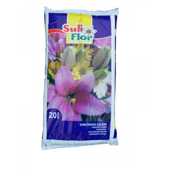 Substratas gėlėms 20L Suliflor 0-20mm (120) Substratas gėlėms 20L Suliflor 0-20mm (120)