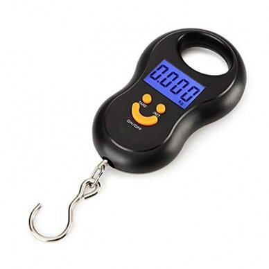Svarstyklės 50kg bezmėnas elektroninis, pakab. 1