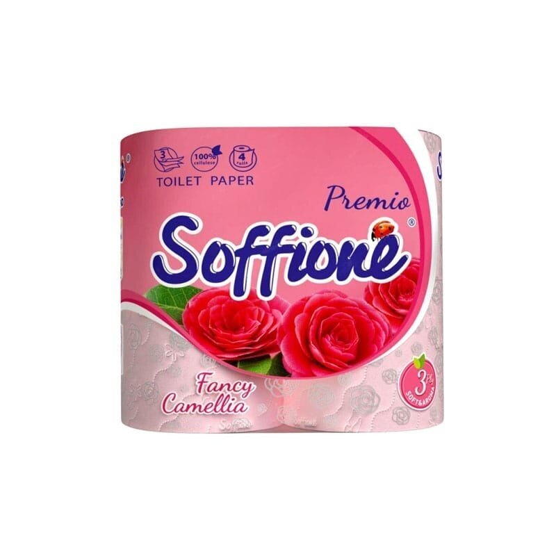 Tualetinis popierius Soffione Aroma 4 rul,3s.