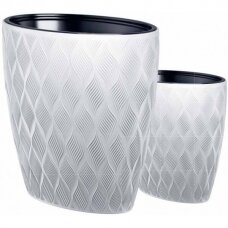 Vazonas flow ellipse 60cm su įdėklu ovalus Vazonas flow ellipse 60cm su įdėklu ovalus