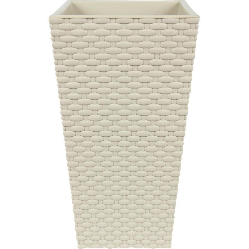 Vazonas rattana 40cm kvd.s/įd. slim aukšt. 3