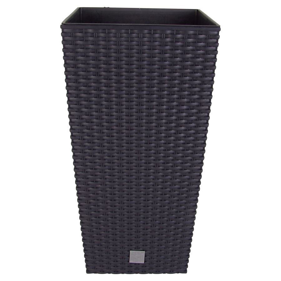 Vazonas rattana 40cm kvd.s/įd. slim aukšt. 1
