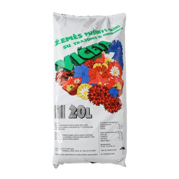 Žemės mišinys gėlėms 20l Žemės mišinys gėlėms 20l